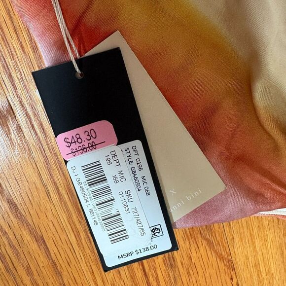 DANNIJO Red and Orange One-Piece Swimsuit with Adjustable Straps - Picture 4 of 5